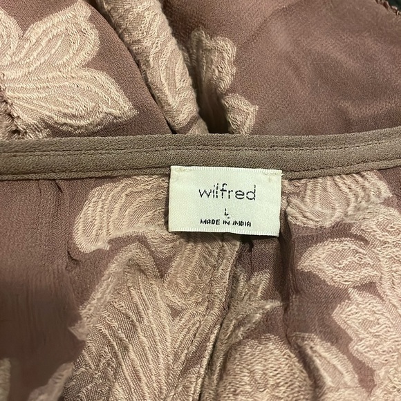 Wilfred Size L Augustine Peplum Blouse - Mauve - Picture 3 of 8